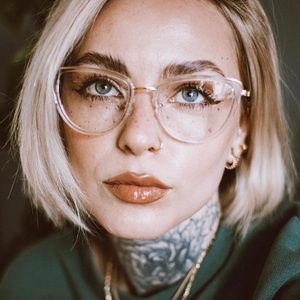 TIJN Federica Blue Light Glasses Transparent - No Scrip - BRAND NEW in packaging